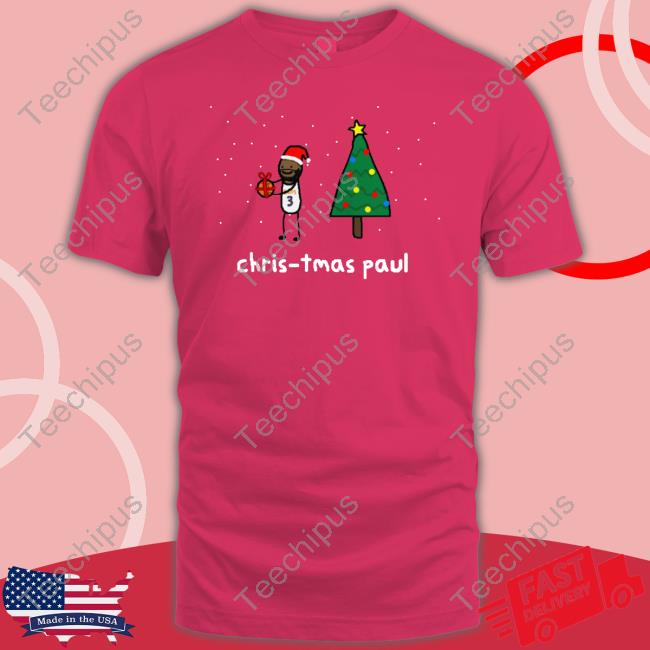 Nba Paint Chris-tmas Paul Tee