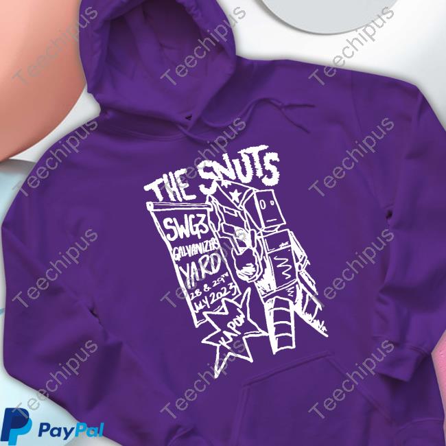 Thesnuts The Snuts Swg3 Galvanizers Yard 28 And 29Th July 2023 Kapow Hooded Sweatshirt