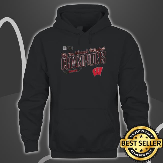 Wisconsin Badgers 2022 Big 10 Women’S Volleyball Regular Season Champions Sweatshirt