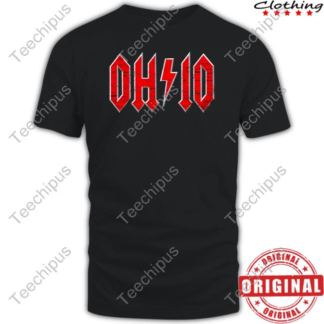 Official Foolish Gamers Wearing Oh-Io Ac/Dc Theme Sweatshirt