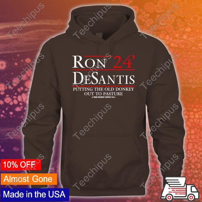 Official Ron Desantis 24 Putting The Old Donkey Out To Pasture Tee Shirt