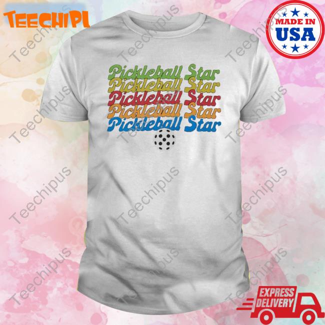 Pickleball Star Repeat Tee