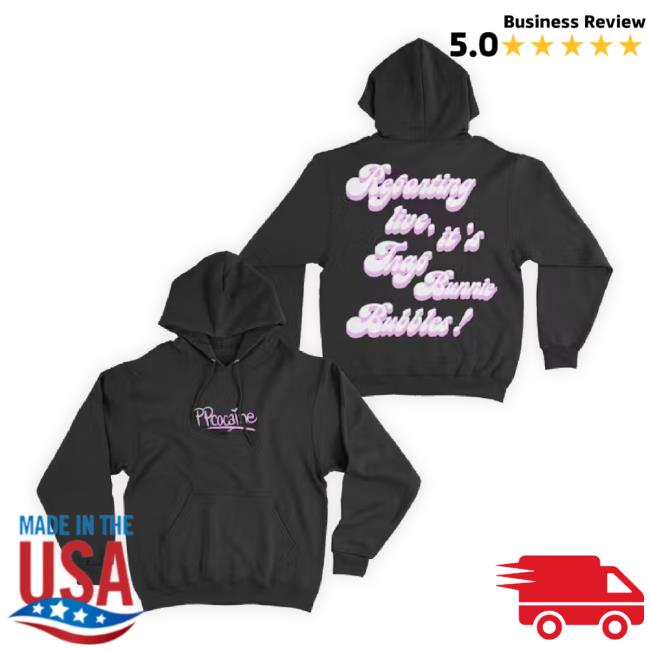 Trending Ppcocaine Merch Store Ppcocaine Trap Bunny Bubbles Hoodie Sweatshirt Ppcocaine Shop