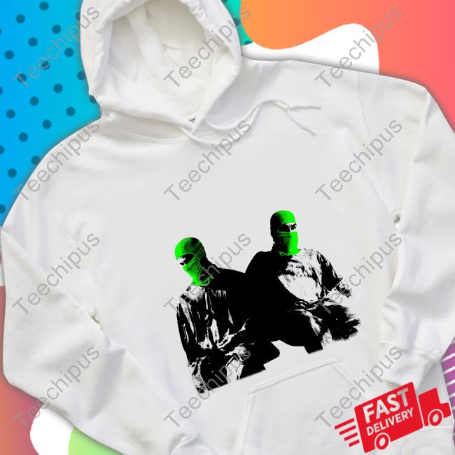 Mansionz Merch Mask White Sweatshirt