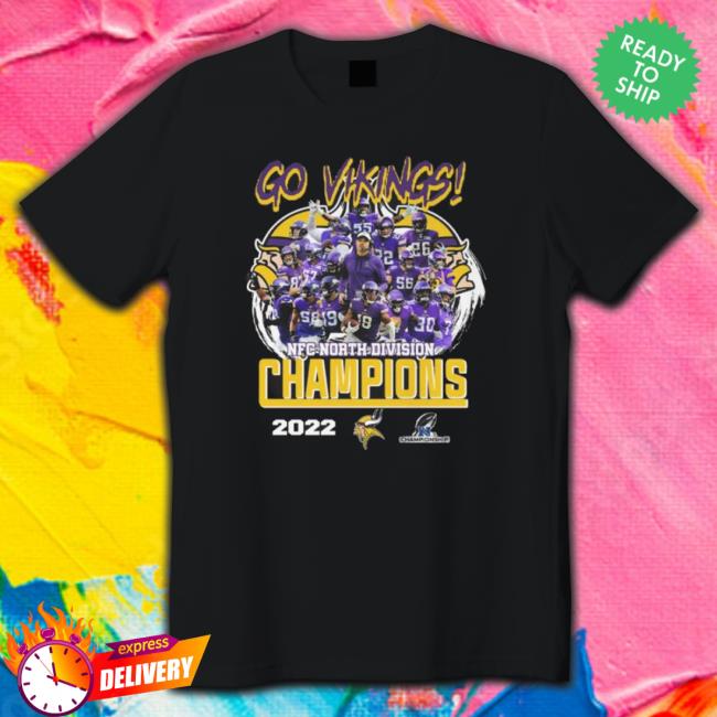 Go Minnesota Vikings Nfc North Division Champions 2022 Crewneck Sweatshirt