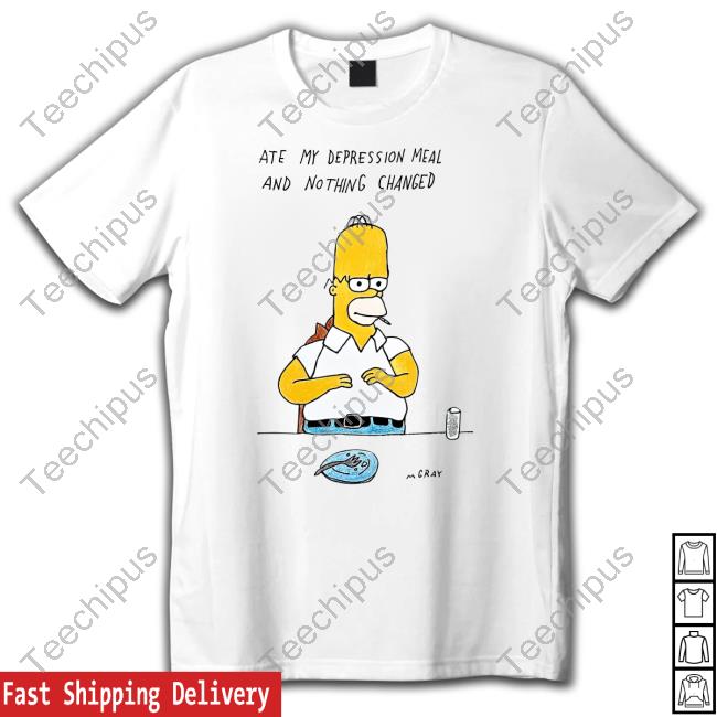 Really Good Artist Ate My Depression Meal And Nothing Changed Hoodie