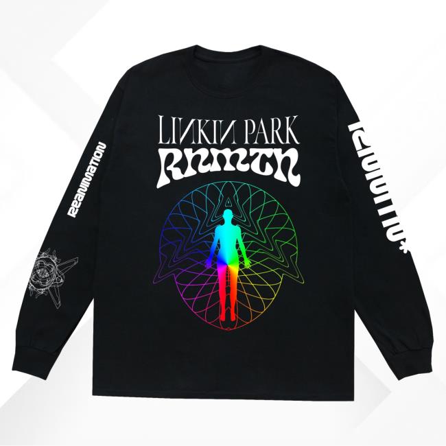 Official Linkin Park Merch Store Rnmtn Rainbow Black Sweatshirts LinkinPark Apparel Clothing Shop