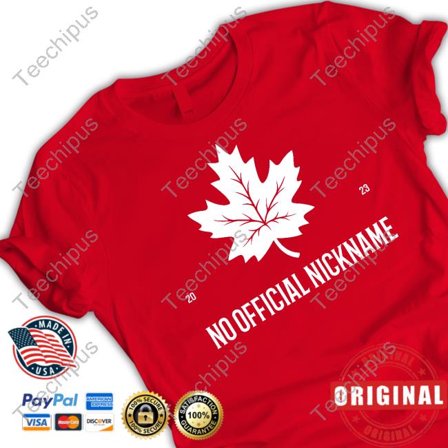 Olive & York Canada No Official Nickname 2023 Long Sleeved T-Shirt
