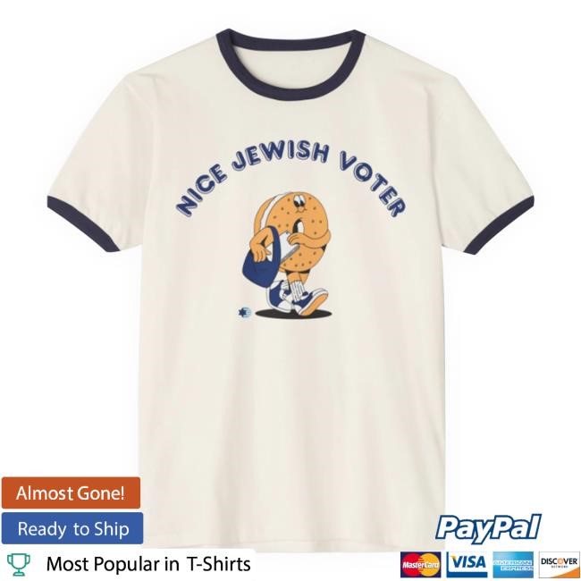 Jdcamerch Nice Jewish Voter Ringer Shirt