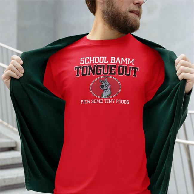 Poorly Translated Shirts School Bamm Tongue Out Pick Some Tiny Foods Sweatshirt
