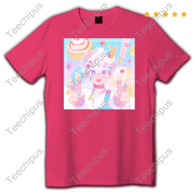 Refrainbow Unicorn Boy Cut And Sew Wide Shirts