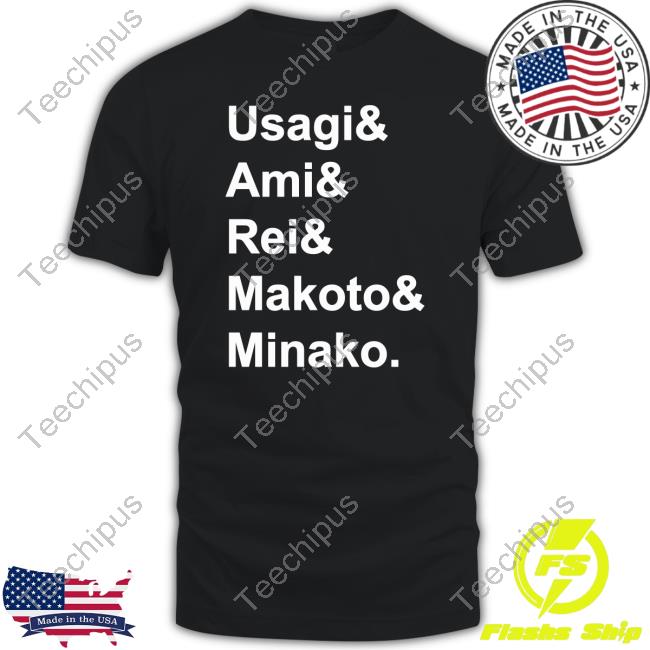 Usagi & Ami & Rei & Makoto & Minako New Shirt