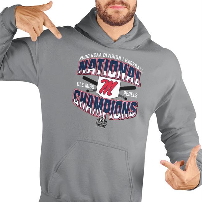 2022 Ncaa Division I Baseball National Ole Miss Rebels Champions Tee Shirt