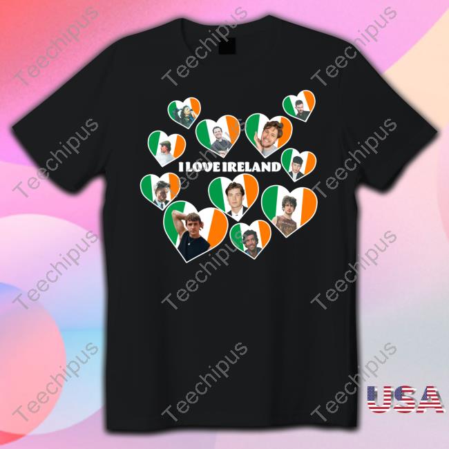 Lizzie c19 I Love Ireland Hoodied Sweatshirt