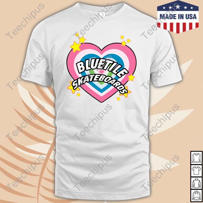 Bluetile Radiant Heart Logo Hooded Sweatshirt