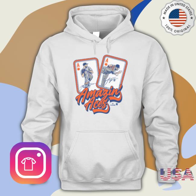 Official Max Scherzer And Justin Verlander Amazin Aces Long Sleeve Shirt