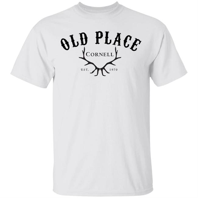 Old Place Cornell Logo Shirts White Hoodie T Shirt