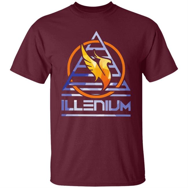 ILLenium merch 2020 T Shirt Black ILLenium merch 2020 T Shirt Black
