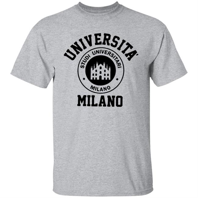Universita Milano T Shirt White Hoodie Sweatshirt Universita Milano T Shirt White Hoodie Sweatshirt