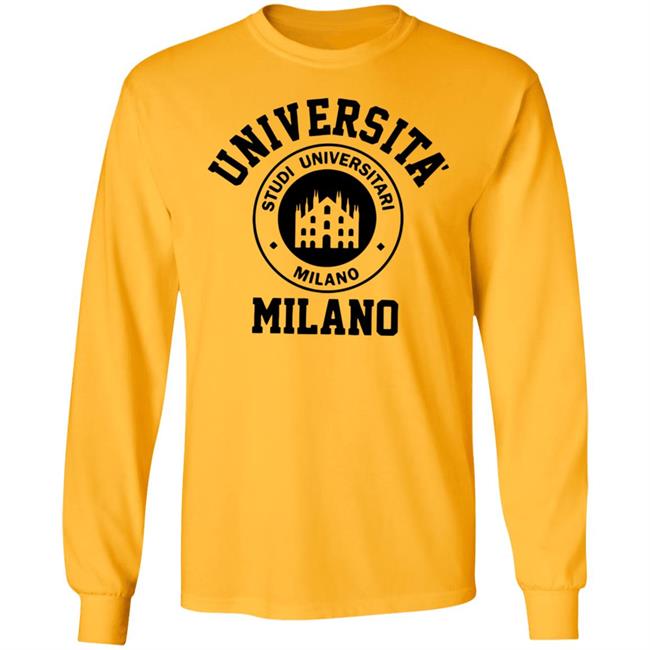 Universita Milano T Shirt White Hoodie Sweatshirt Universita Milano T Shirt White Hoodie Sweatshirt