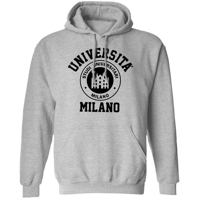 Universita Milano T Shirt White Hoodie Sweatshirt Universita Milano T Shirt White Hoodie Sweatshirt