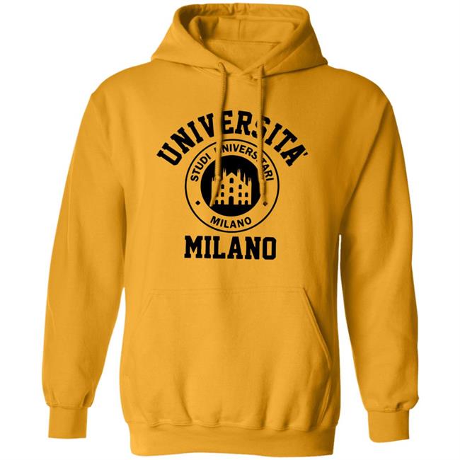 Universita Milano T Shirt White Hoodie Sweatshirt Universita Milano T Shirt White Hoodie Sweatshirt