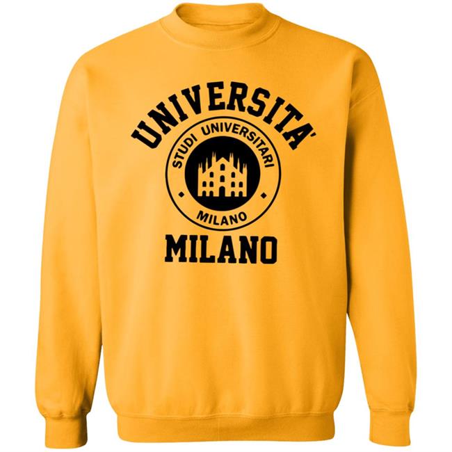 Universita Milano T Shirt White Hoodie Sweatshirt Universita Milano T Shirt White Hoodie Sweatshirt