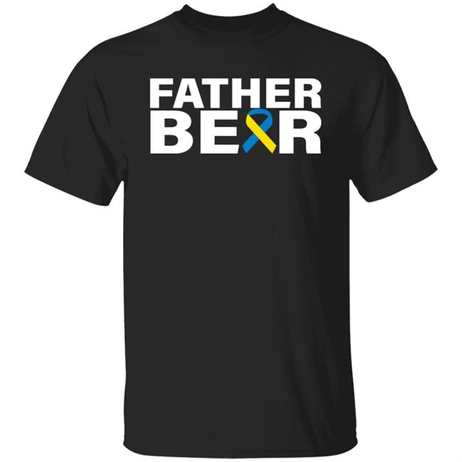 Father Bear Down Syndrome Awareness Tie Dye Hoodie