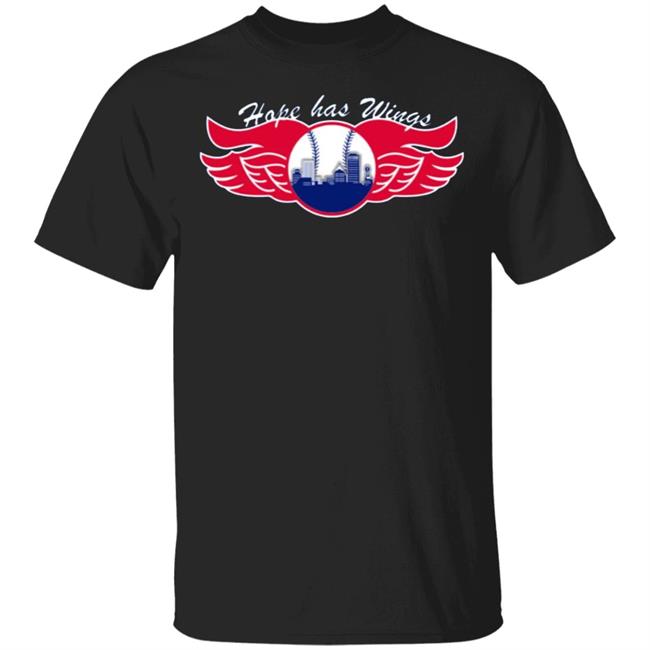 Hope Has Wings Shirt Royal Rochester Red Wings