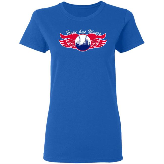 Hope Has Wings Shirt Royal Rochester Red Wings Hope Has Wings Shirt Royal Rochester Red Wings
