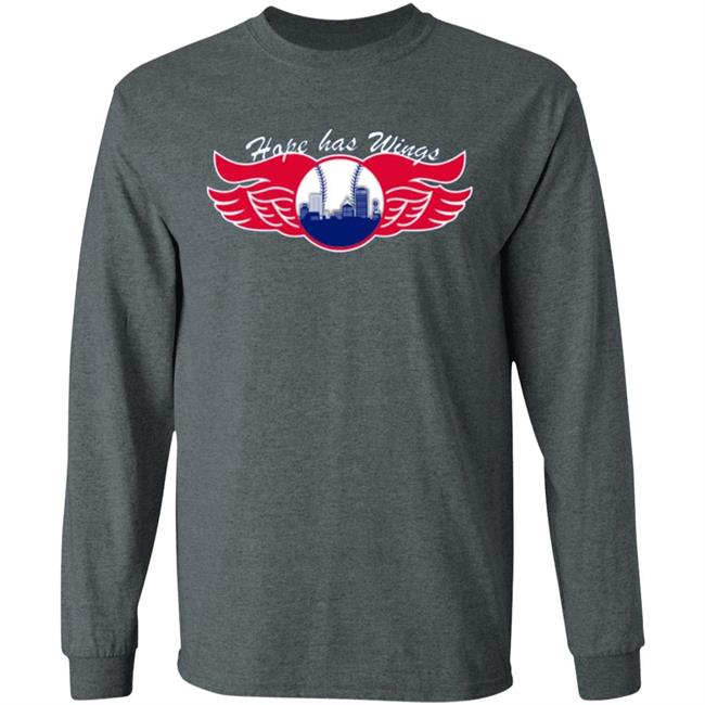Hope Has Wings Shirt Royal Rochester Red Wings Hope Has Wings Shirt Royal Rochester Red Wings