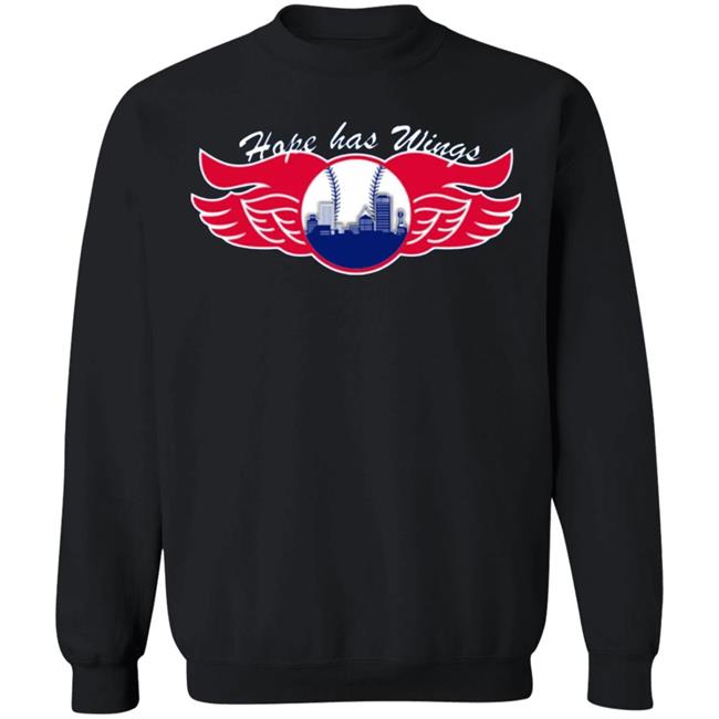Hope Has Wings Shirt Royal Rochester Red Wings Hope Has Wings Shirt Royal Rochester Red Wings