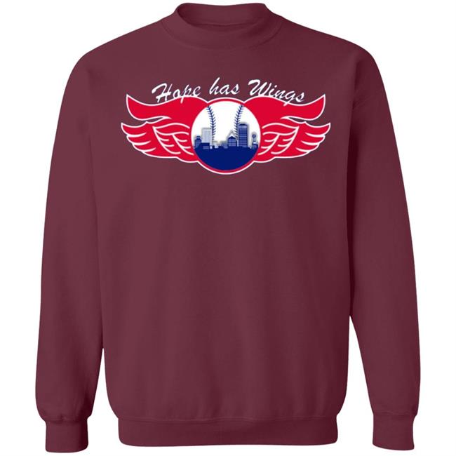 Hope Has Wings Shirt Royal Rochester Red Wings Hope Has Wings Shirt Royal Rochester Red Wings