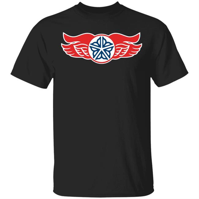 Roc the Roc Logo Shirt Blue Rochester Red Wings