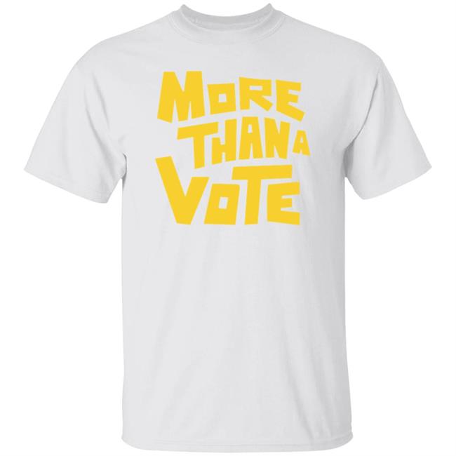 More Than A Vote Merch More Than A Vote Yellow Shirt