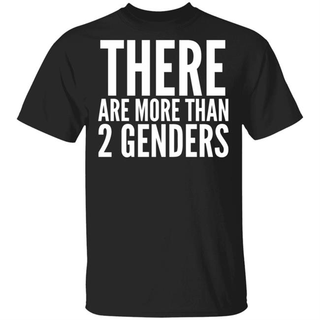 there are more than two genders shirt black