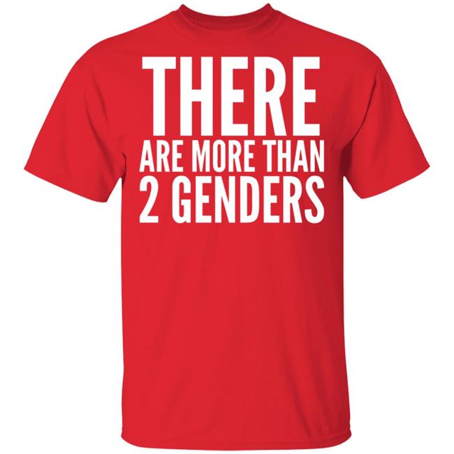 there are more than two genders shirt black there are more than two genders shirt black