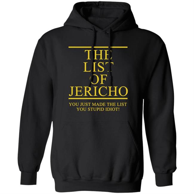 The List Of Jericho shirt The List Of Jericho shirt