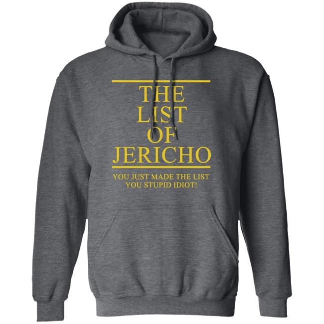 The List Of Jericho shirt The List Of Jericho shirt
