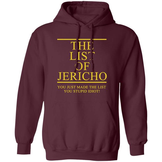 The List Of Jericho shirt The List Of Jericho shirt