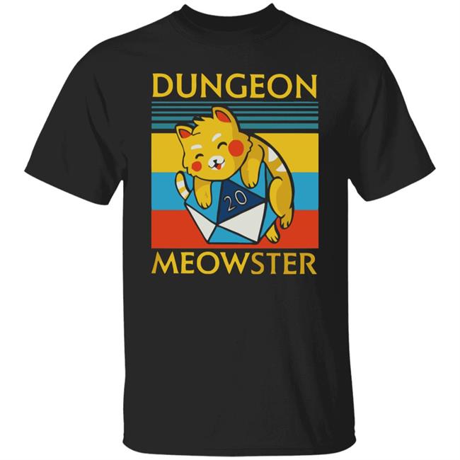 Dungeon meowster shirt black hoodie sweatshirt