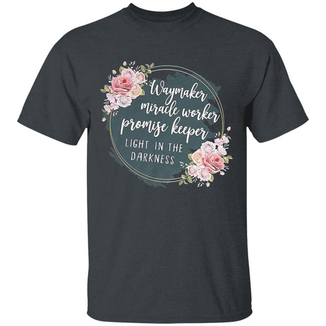 Waymaker miracle worker promise keeper light floral hoodie Waymaker miracle worker promise keeper light floral hoodie