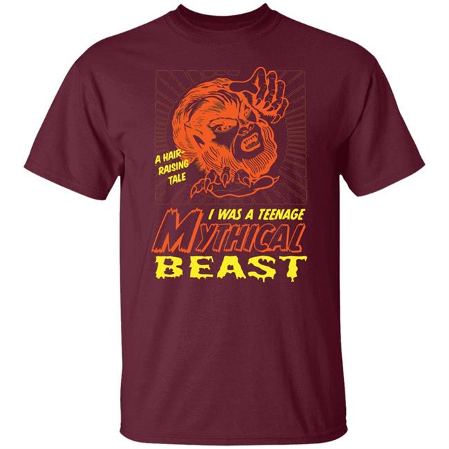 TEENAGE MYTHICAL BEAST shirt black hoodie t shirt TEENAGE MYTHICAL BEAST shirt black hoodie t shirt