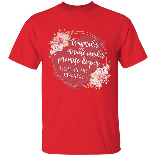 Waymaker miracle worker promise keeper light floral hoodie Waymaker miracle worker promise keeper light floral hoodie