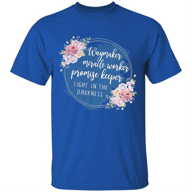 Waymaker miracle worker promise keeper light floral hoodie Waymaker miracle worker promise keeper light floral hoodie