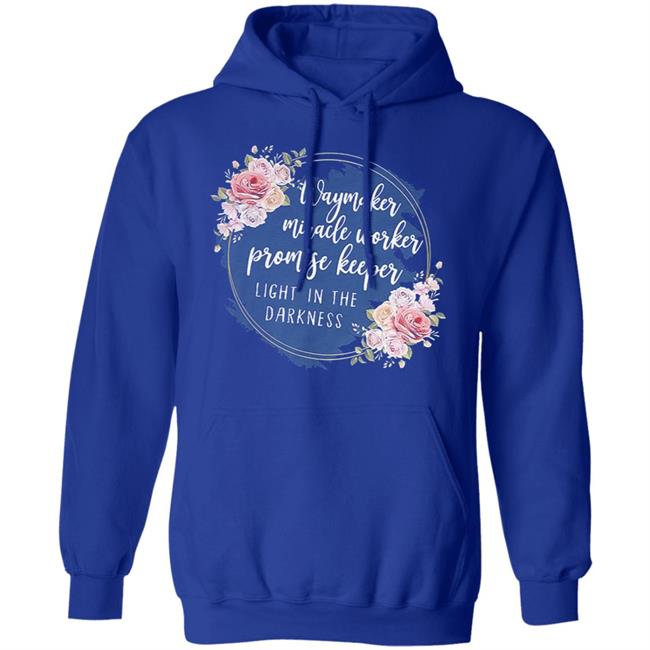 Waymaker miracle worker promise keeper light floral hoodie Waymaker miracle worker promise keeper light floral hoodie