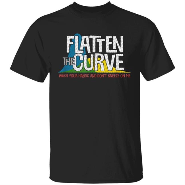Flatten The Curve Public Health Virus Wash Your Hands T Shirt