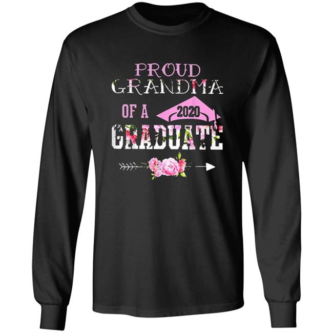 Proud Grandma Of A 2020 Graduation Class T Shirt Proud Grandma Of A 2020 Graduation Class T Shirt
