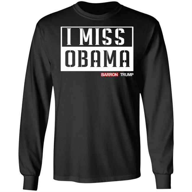 barron trump i miss obama shirt black hoodie t shirt barron trump i miss obama shirt black hoodie t shirt