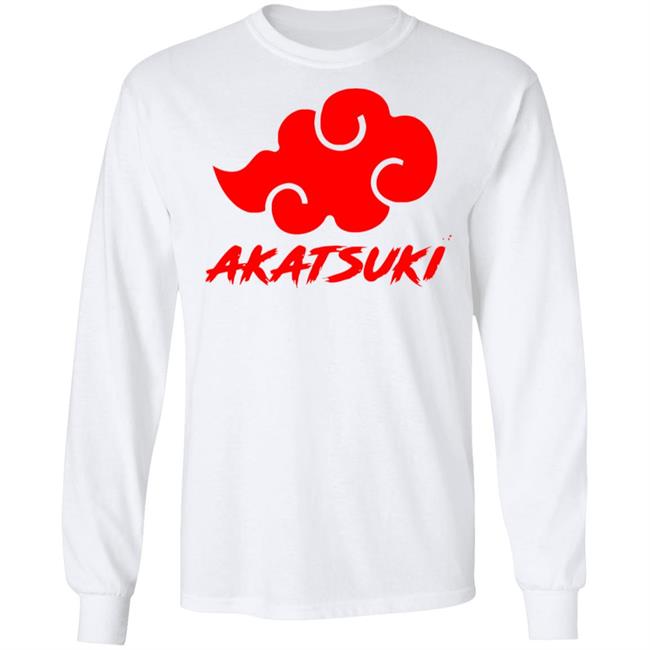 akatsuki shirt White hoodie t shirt akatsuki shirt White hoodie t shirt